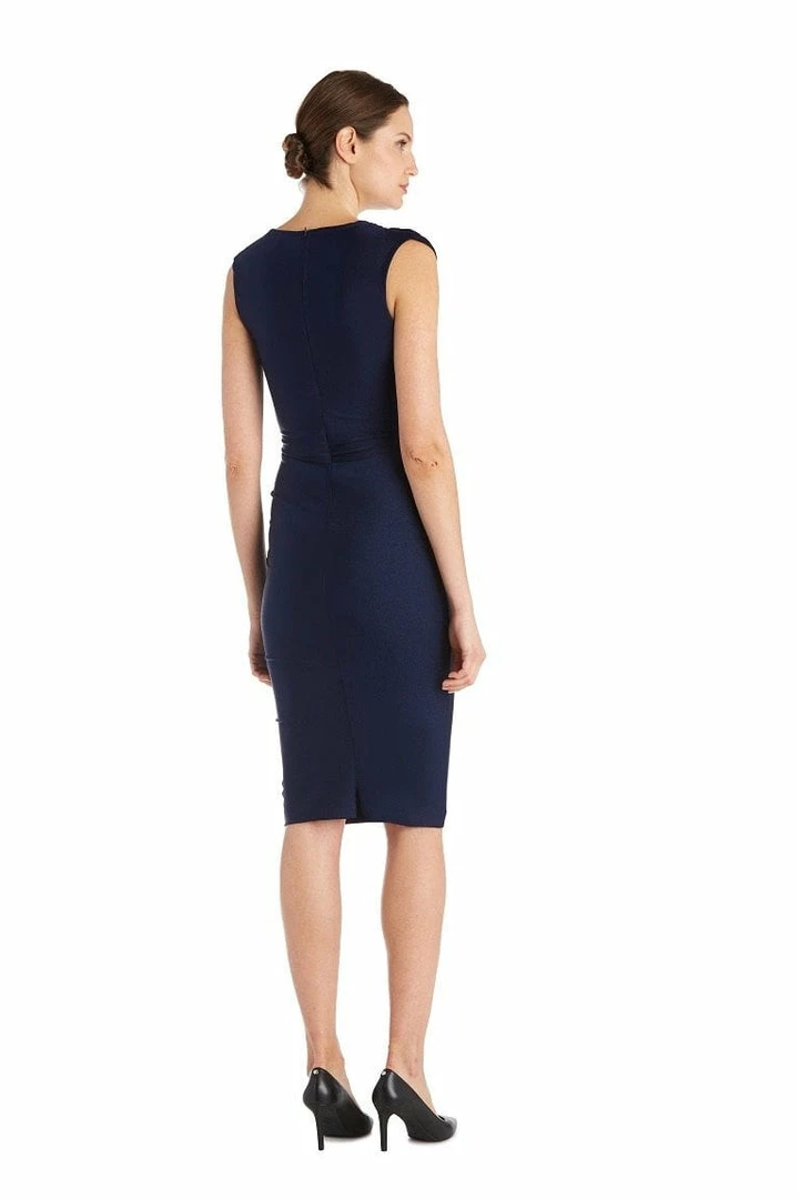 Reve Doll Essentials Jessica Bara Reese Draped Bodycon Midi Dress