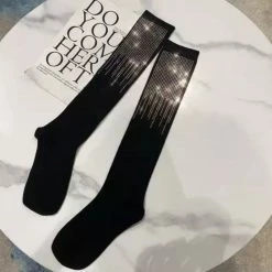 Jessica Bara Theodora Rhinestone Decorated Socks Reve Doll Essentials