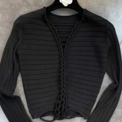 Reve Doll Essentials Jessica Bara Delaney Long Sleeve Braided Top