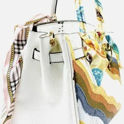 Accessories Anca Barbu Handpainted Geode Handbag