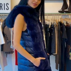 Reve Doll Essentials Luigi Fur Hooded Puffer Vest