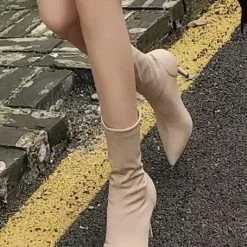 Reve Doll Essentials Jessica Bara Hallie Pointed Toe Ankle Boots