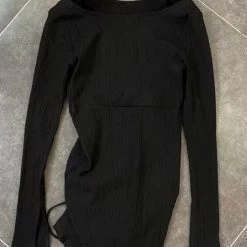 Reve Doll Essentials Jessica Bara Ramsey Long Sleeve Ruched Mini Dress