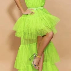 Birthday Suit Jessica Bara Farren Strapless Tulle High Low Dress