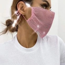 Penelope Protective Rhinestone Face Masks