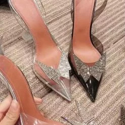 Shoes Jessica Bara Brenda Butterfly Clear Heels