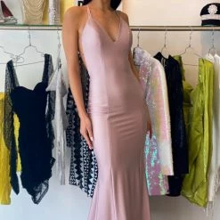 Atria Strappy Back Bodycon Gown The Event Shop