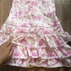 Influencer Style Jessica Bara Cooper Short Sleeve Ruffle Mini Dress