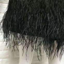 Jessica Bara Romilly Belted Feather Blazer Dress Influencer Style