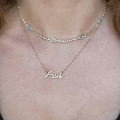 Reve Doll Essentials Jessica Bara Estelle Evil Eye Crystal Choker