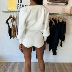 Reve Doll Essentials Jessica Bara Linda Fuzzy Knit Three Piece Set