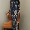 The Event Shop Jessica Bara Bellamy Long Sleeve Sequin Gown