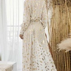 Summer Lovin' Jessica Bara Raiden Belted Maxi Dress Cover Up