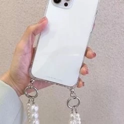 Jessica Bara Presley Pearl Crossbody Clear Phone Case