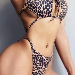 Influencer Style Jessica Bara Radia Printed Cut Out Bikini Set