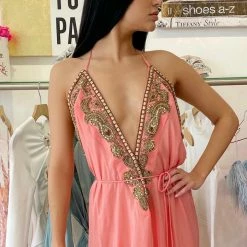 Colors Of Fashion 3 Way Embellished Maxi Dress Summer Lovin'