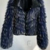 Jessica Bara Raya Leather And Fur Jacket