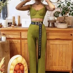 Jessica Bara Delta Bodycon Bandage Two Piece Set