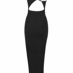 Influencer Style Jessica Bara Anais Sleeveless Open Back Maxi Dress