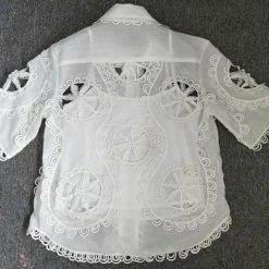 Jessica Bara Donelle Embroidered Top And Short Two Piece Set Reve Doll Essentials