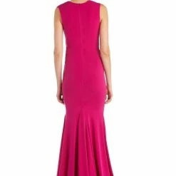 The Event Shop Jessica Bara Donnah V Neck Draped Gown