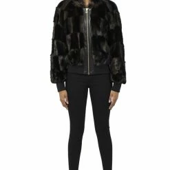 Reve Doll Essentials Jessica Bara Tina Faux Fur Bomber Jacket
