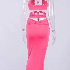 Summer Lovin' Jessica Bara Tima Cut Out Midi Dress