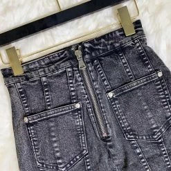 Jessica Bara Julie High Waisted Button Mini Skirt Reve Doll Essentials