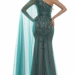Colors Dress One Shoulder Beaded Gown The Event Shop