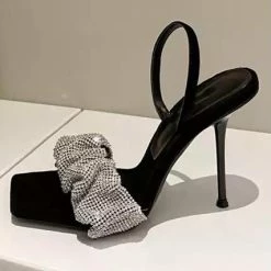 Jessica Bara Shantal Rhinetone Open Toe Heels Birthday Suit