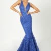 Nicole Bakti V Neck Cut Out Bodycon Gown
