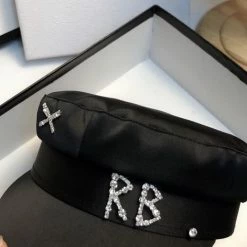 Jessica Bara Dolly Rhinestone Satin Conductor Hat Reve Doll Essentials