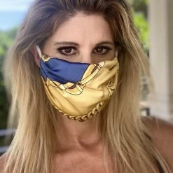 Accessories Bell Beachwear Protective Chain Print Face Masks