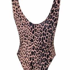 Jessica Bara Tayah Leopard Print Swimsuit