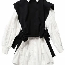 Jessica Bara Carolin Long Sleeve Ruffle Two Piece Top