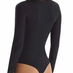 Reve Doll Essentials Commando Neoprene Zip Long Sleeve Bodysuit