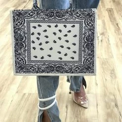Jessica Bara Christine Bandana Print Tote Bag