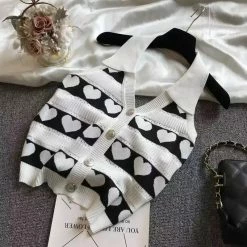 Jessica Bara Harper Heart Halter Crop Top Influencer Style