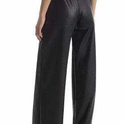Reve Doll Essentials Commando Faux Leather Wide Leg Pant