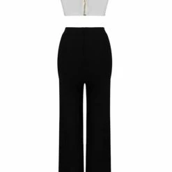 Jessica Bara Adrian Crop Top And Pant Two Piece Set Reve Doll Essentials