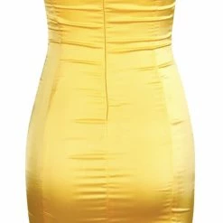 Jessica Bara Brianna Strapless Ruffle Bodycon Mini Dress Summer Lovin'