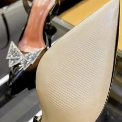 Shoes Jessica Bara Brenda Butterfly Clear Heels