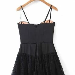 Jessica Bara Aviva Lace Slip Mini Dress Birthday Suit