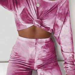 Jessica Bara Rocky Tie Dye Top And Short Two Piece Set Reve Doll Essentials