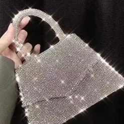 Reve Doll Essentials Jessica Bara Tana Diamond Rhinestone Mini Bag