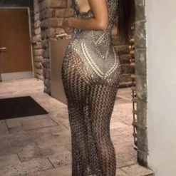 Jessica Bara Connie Knit High Collar Cover Up