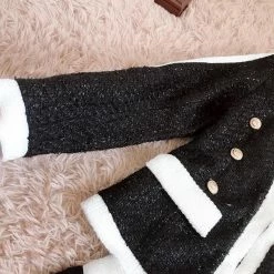 Reve Doll Essentials Jessica Bara Everlee Tweed Black And White Two Piece Set