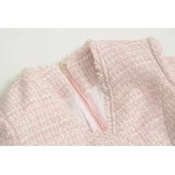 Reve Doll Essentials Jessica Bara Jenifer Long Sleeve Tweed Blazer Dress