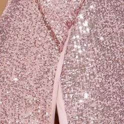 Jessica Bara Christina Sequin Slit Gown