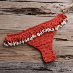 Jessica Bara Kayleigh Crochet Two Piece Bikini Set Influencer Style